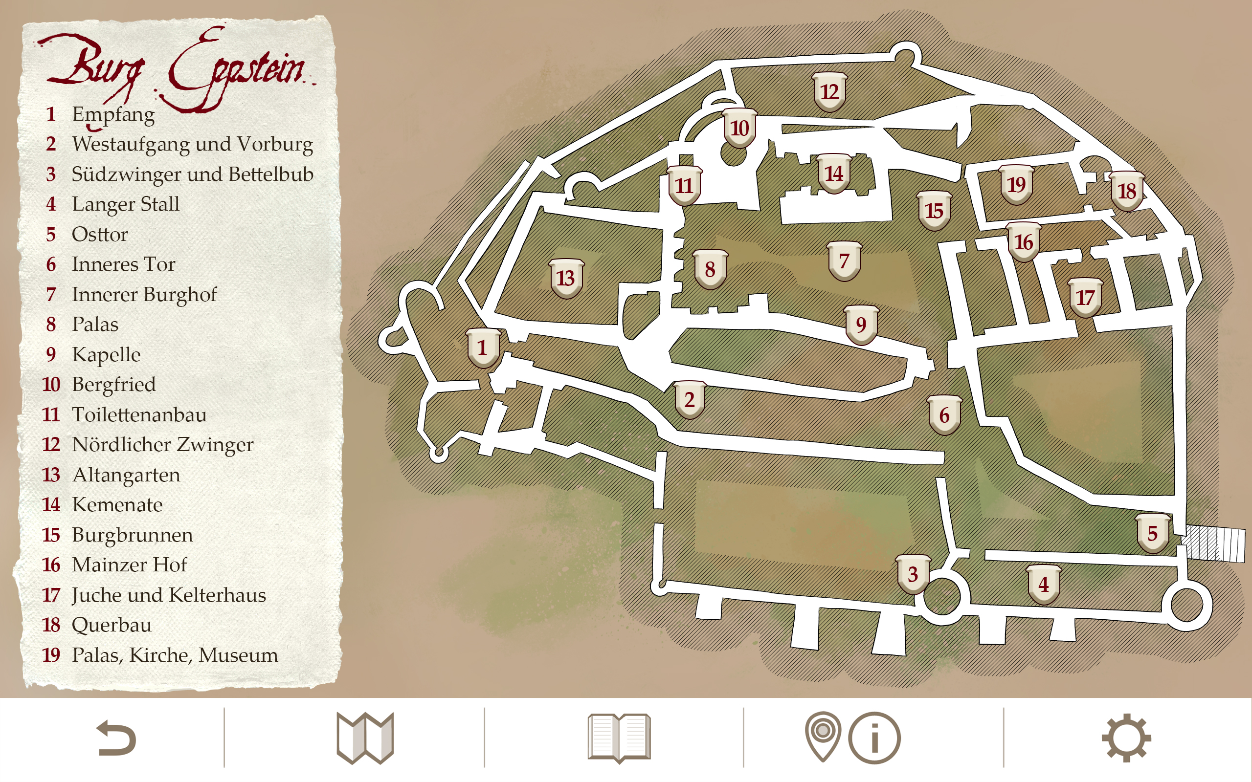 map and interface