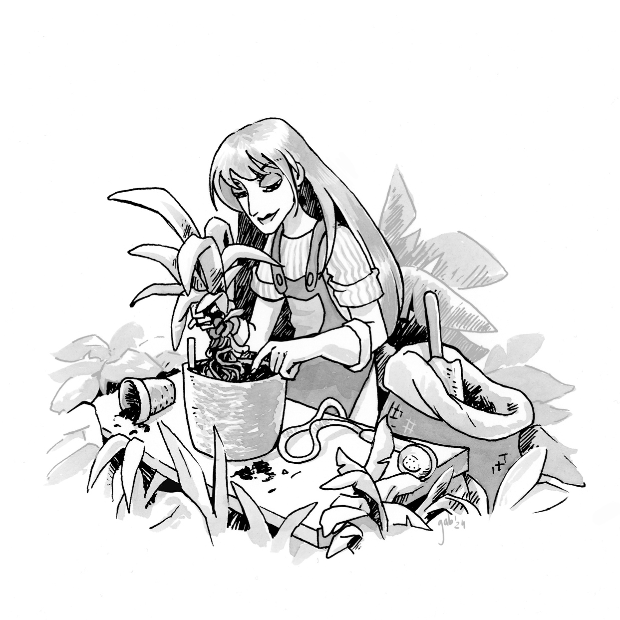 Gartenarbeit